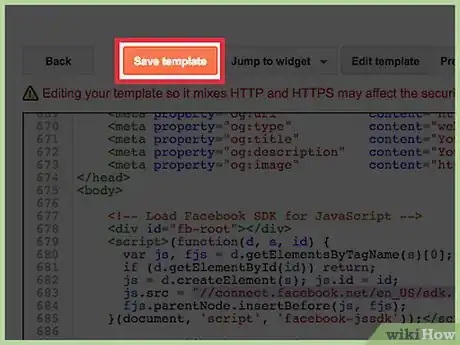 Image titled Add Facebook Like to Blogger Step 17
