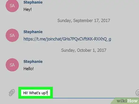 Image titled Type Bold Text on Telegram on PC or Mac Step 3