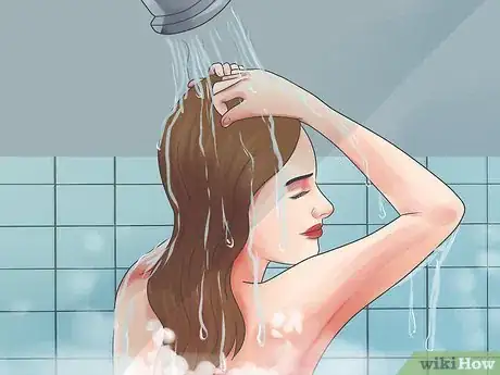 Image titled Care for Fusion Hair Extensions Step 1