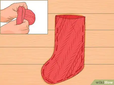 Image titled Make Christmas Stockings from Sweaters Step 7