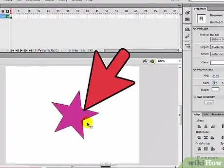 Image titled Create a Shape Tween in Flash Step 3
