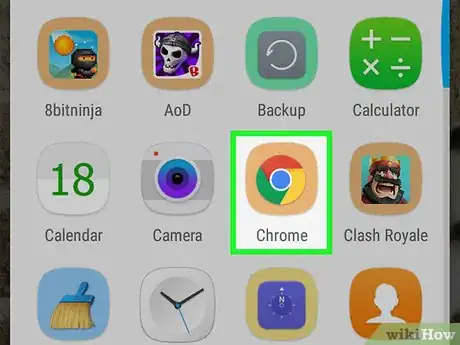 Image titled Save Bookmarks in Chrome on Galaxy Step 1