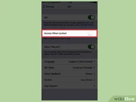 Image titled Disable Siri on the Lock Screen Step 3