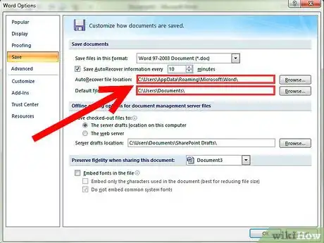 Image titled Set up Autosave on Microsoft Word 2007 Step 8