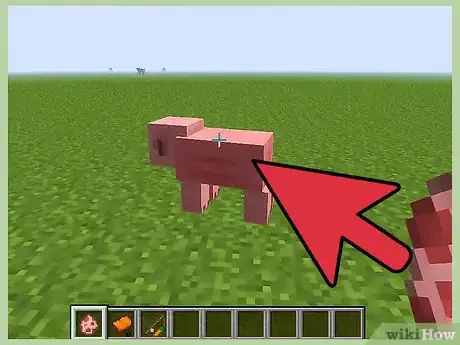 Image titled Ride a Pig in Minecraft Step 3