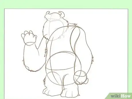 Image titled Draw Sully from Monster's Inc Step 5