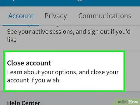 Image titled Delete a LinkedIn Account Step 12