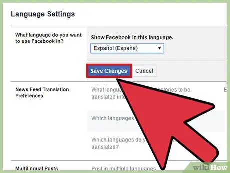 Image titled Change the Facebook Site's Viewing Language Step 20