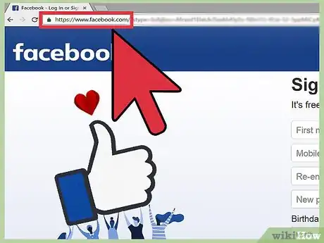 Image titled Enlarge the Font on Facebook Step 1