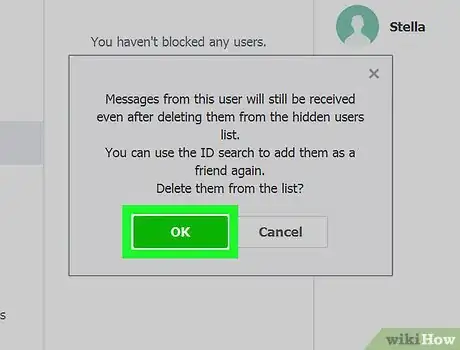 Image titled Delete LINE App Contacts on PC or Mac Step 7
