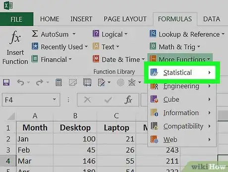 Image titled Do a T Test in Excel on PC or Mac Step 5