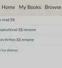 Remove a Bookshelf on Goodreads