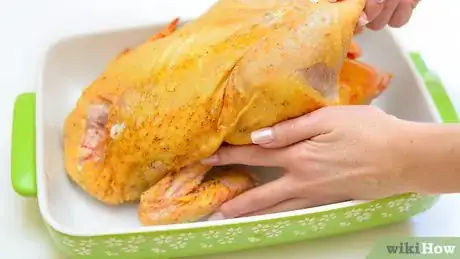 Image titled Coat a Thanksgiving Turkey with Sage Butter Step 9