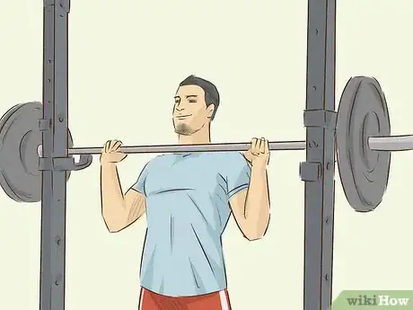 Image titled Do an Overhead Press Step 1