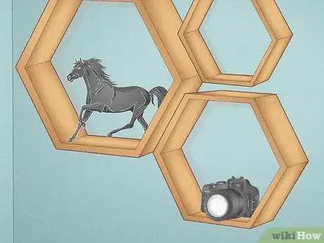 Image titled Decorate Hexagon Shelves Step 10