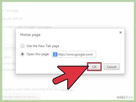 Image titled Make Google Your Homepage on Chrome Step 7.png