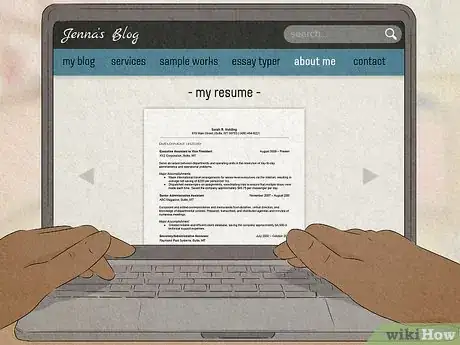 Image titled What Should You Put on a Personal Website Step 4