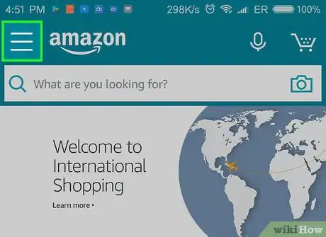 Image titled Change Your Shipping Address on Amazon on Android Step 2