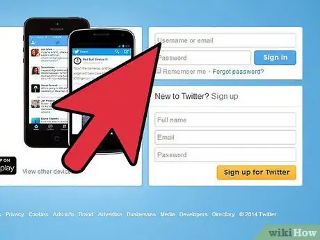 Image titled Link Your Website to Your Twitter Step 1