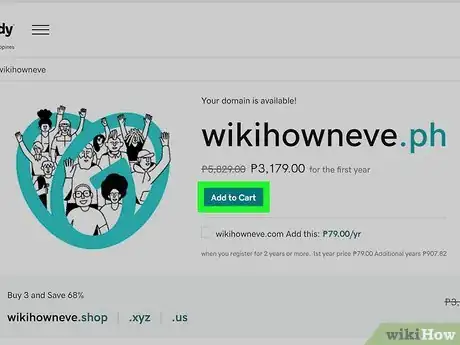 Image titled Get a GoDaddy Domain Step 2