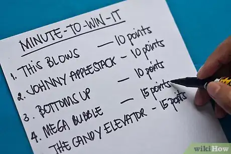 Image titled Make Minute to Win It Game Step 1