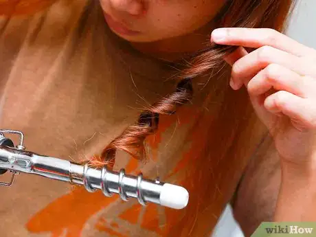 Image titled Curl Your Hair with Tongs Step 12