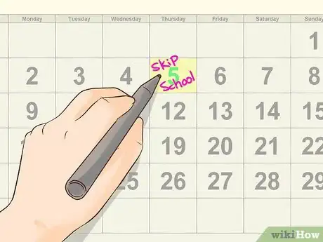 Image titled Skip School Without Parents Knowing Step 2