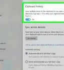 Enable Clipboard History on Windows 10