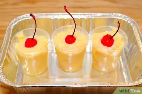 Image titled Make Pineapple Upside Down Cake Pudding Shots Step 8