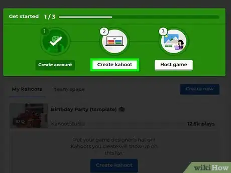 Image titled Create a Kahoot Game Step 3