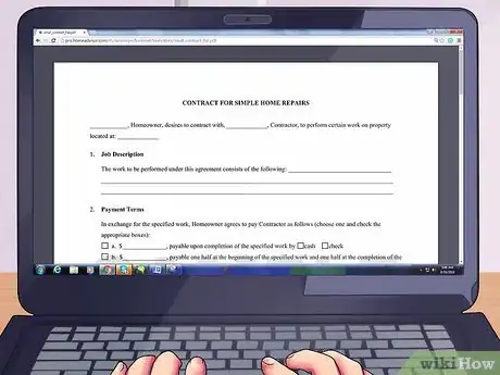 Image titled Write a Home Improvement Contract Step 8