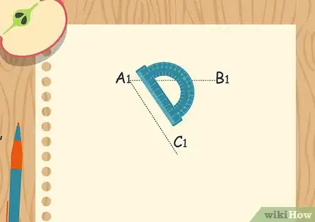 Image titled Construct a Triangle when Two Sides and the Included Angle are Given (SAS Criterion) Step 14