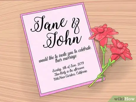 Image titled Use Calligraphy in Your Wedding Step 1