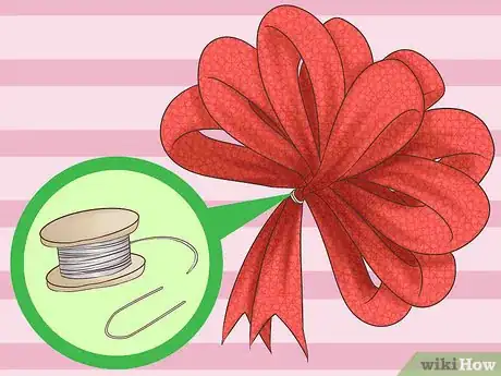 Image titled Make a Bow for a Christmas Tree Topper Step 5