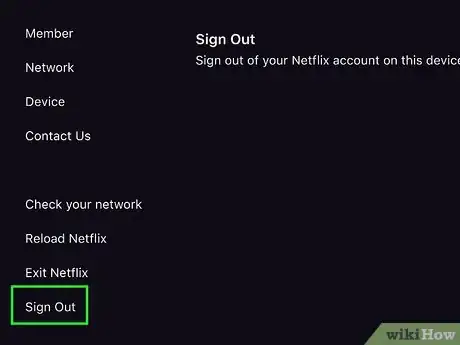 Image titled Log Out of Netflix on TV Step 4