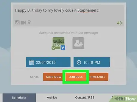 Image titled Schedule Tweets Step 27