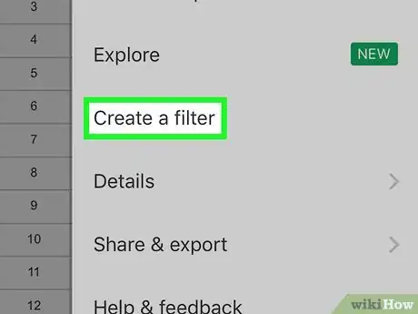 Image titled Filter on Google Sheets on iPhone or iPad Step 4