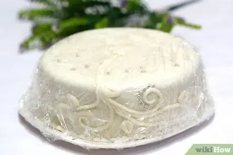 Image titled Wrap a Wedding Cake Step 10