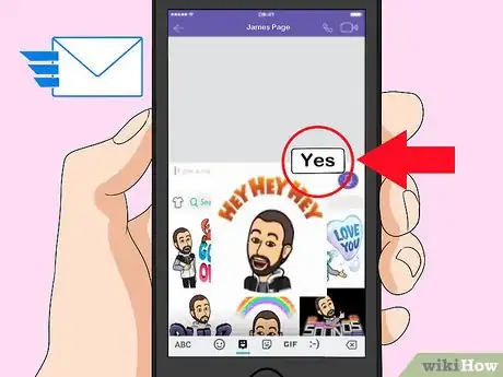 Image titled Use Bitmoji with Viber on iPhone or iPad Step 18