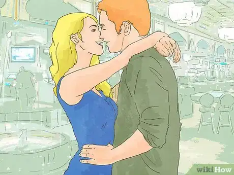 Image titled Become Comfortable with Kissing a Girl Step 1