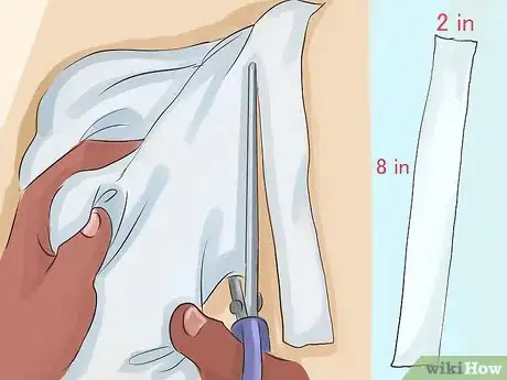 Image titled Curl Hair with Rags Step 1