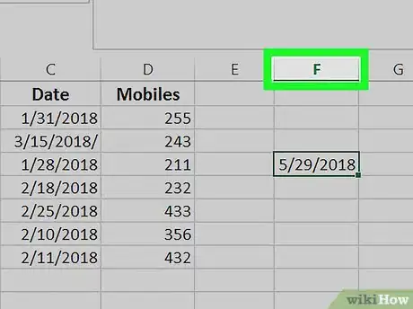 Image titled Add Days to a Date in Excel on PC or Mac Step 8