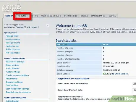Image titled Create a Forum in phpBB Step 5