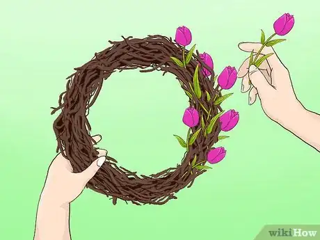 Image titled Make a Tulip Wreath Step 10