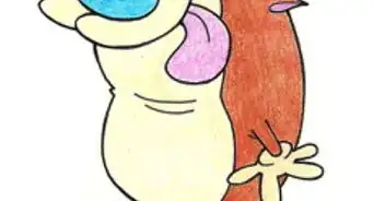 Draw Stimpy from Ren and Stimpy