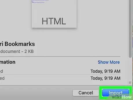 Image titled Import Bookmarks to Safari Step 7