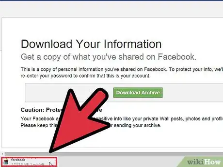 Image titled Request a Copy of Your Archived Facebook Information File Step 13
