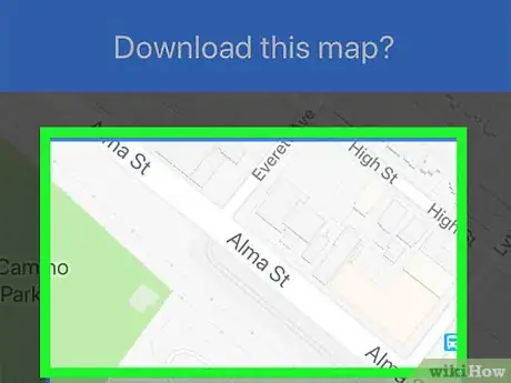 Image titled Get Offline Google Maps Directions on an iPhone Step 7