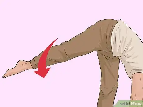 Image titled Do Standing Splits at the Wall in Yoga Step 16