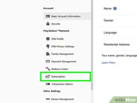 Image titled Cancel PlayStation Network Step 2